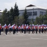 Танец с флагами России